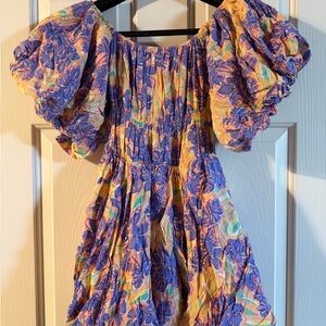 Floral Puff Sleeve Dress